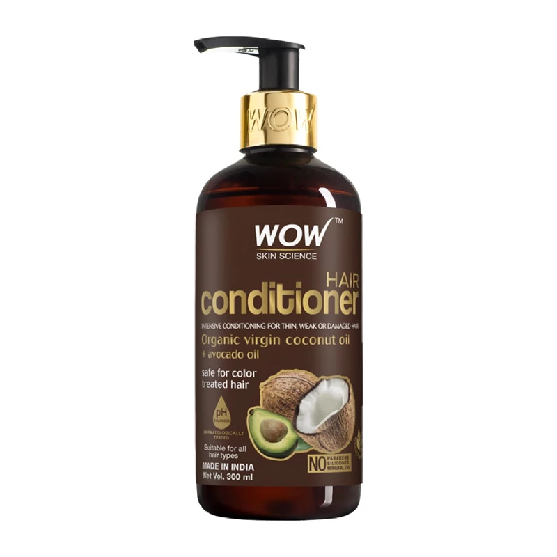WOW Skin Science Coconut & Avocado Oil No Parabens & Sulphate Hair Conditioner, 300 ml-1.webp